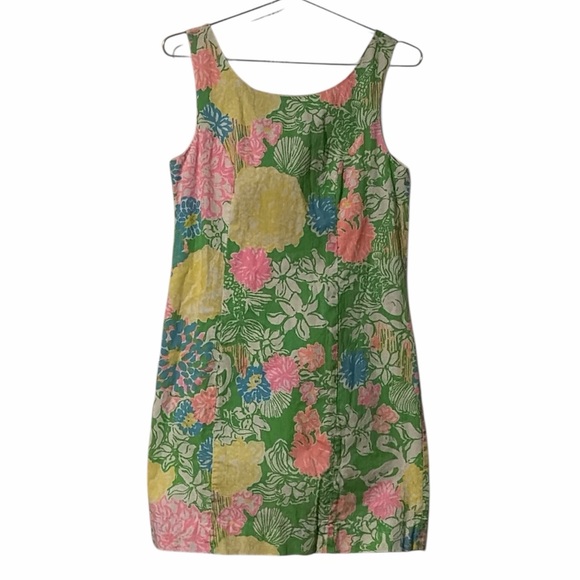 Lily Pulitzer Cathy Hibiscus Shift Dress - Picture 4 of 7